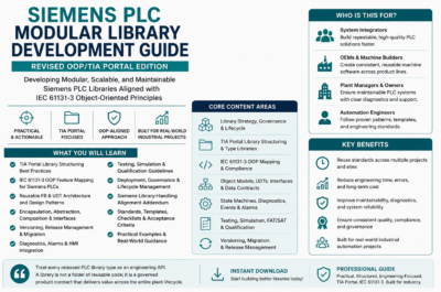 Siemens PLC Modular Library Development Guide – TIA Portal & IEC 61131-3 OOP-Aligned Engineering Handbook